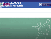Tablet Screenshot of childandfamilyresearch.ie